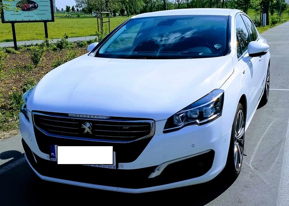 Peugeot 508 cena 53900 przebieg: 231390, rok produkcji 2014 z Boguchwała małe 466